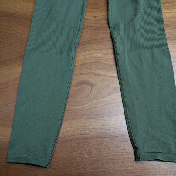 Adidas Women’s Training Aeroknit 7/8 High-Rise Wild Pine Green Tights Size S New - Picture 6 of 12